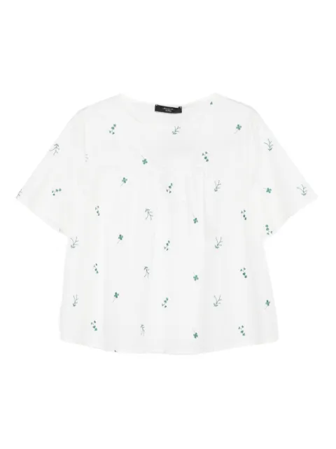 Weekend Max Mara floral-print smocked top