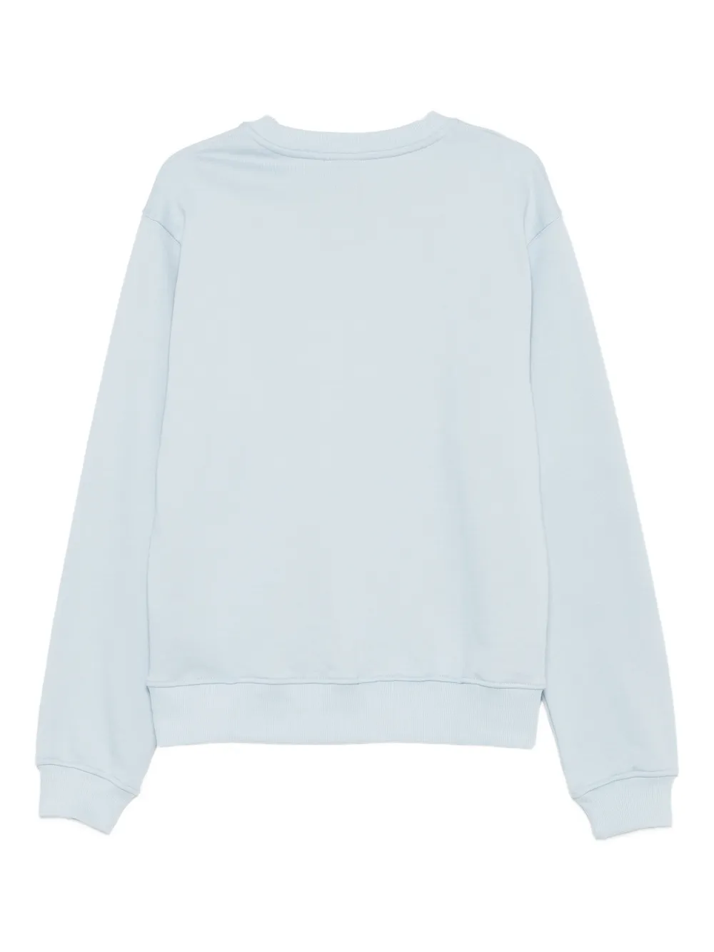 Daily Paper embroidered-logo cotton sweatshirt - Blauw