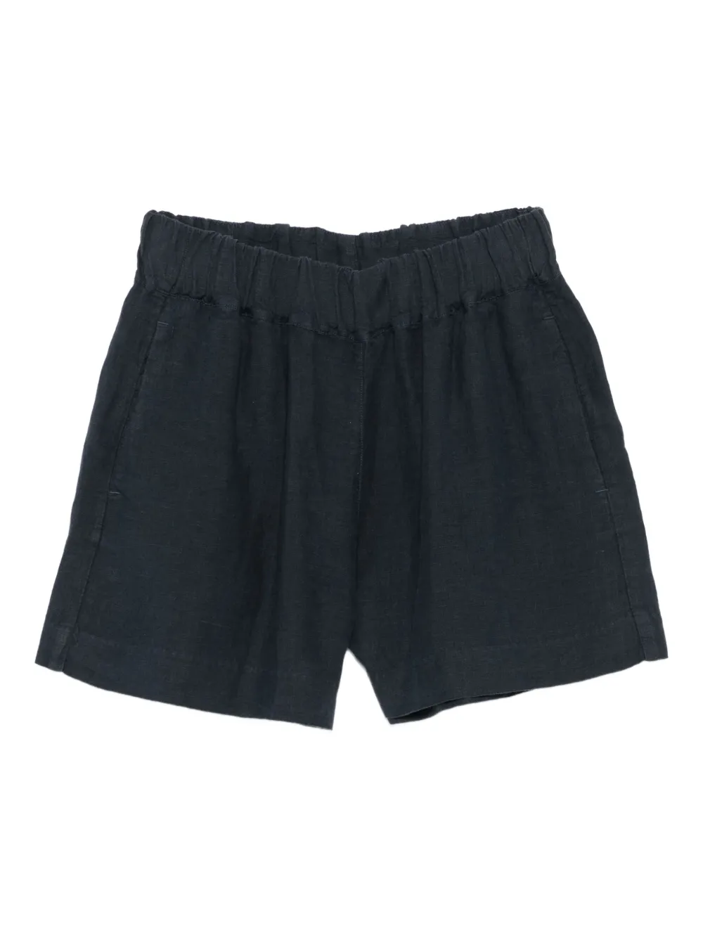 120% Lino Linnen shorts Blauw