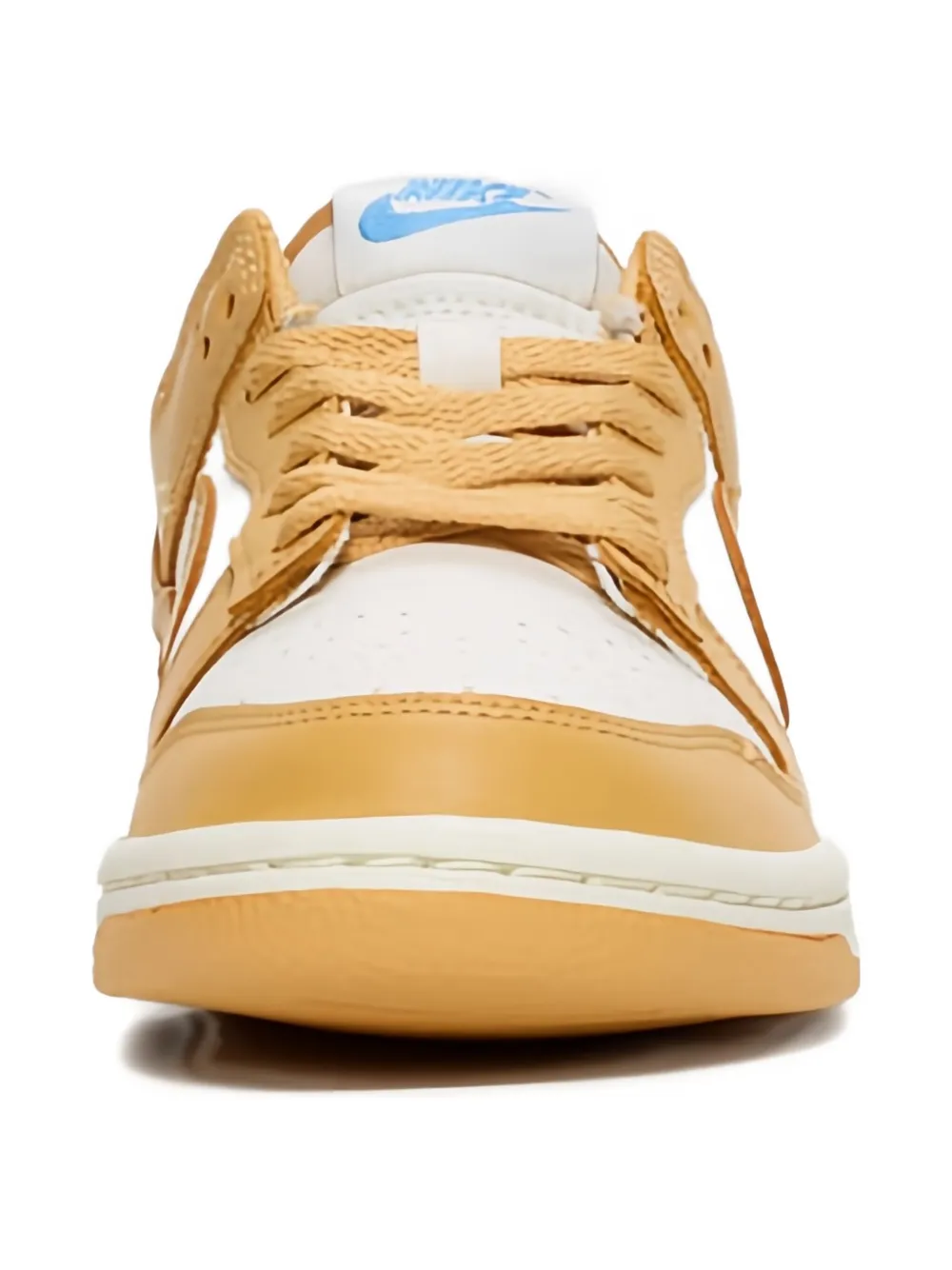 Nike Kids Dunk Low "Honeycomb" sneakers Yellow