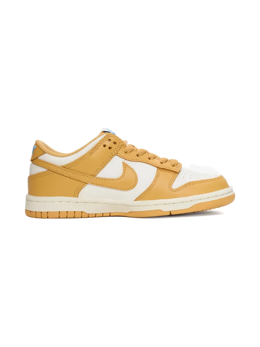 Nike Kids Dunk Low "Honeycomb" sneakers Yellow