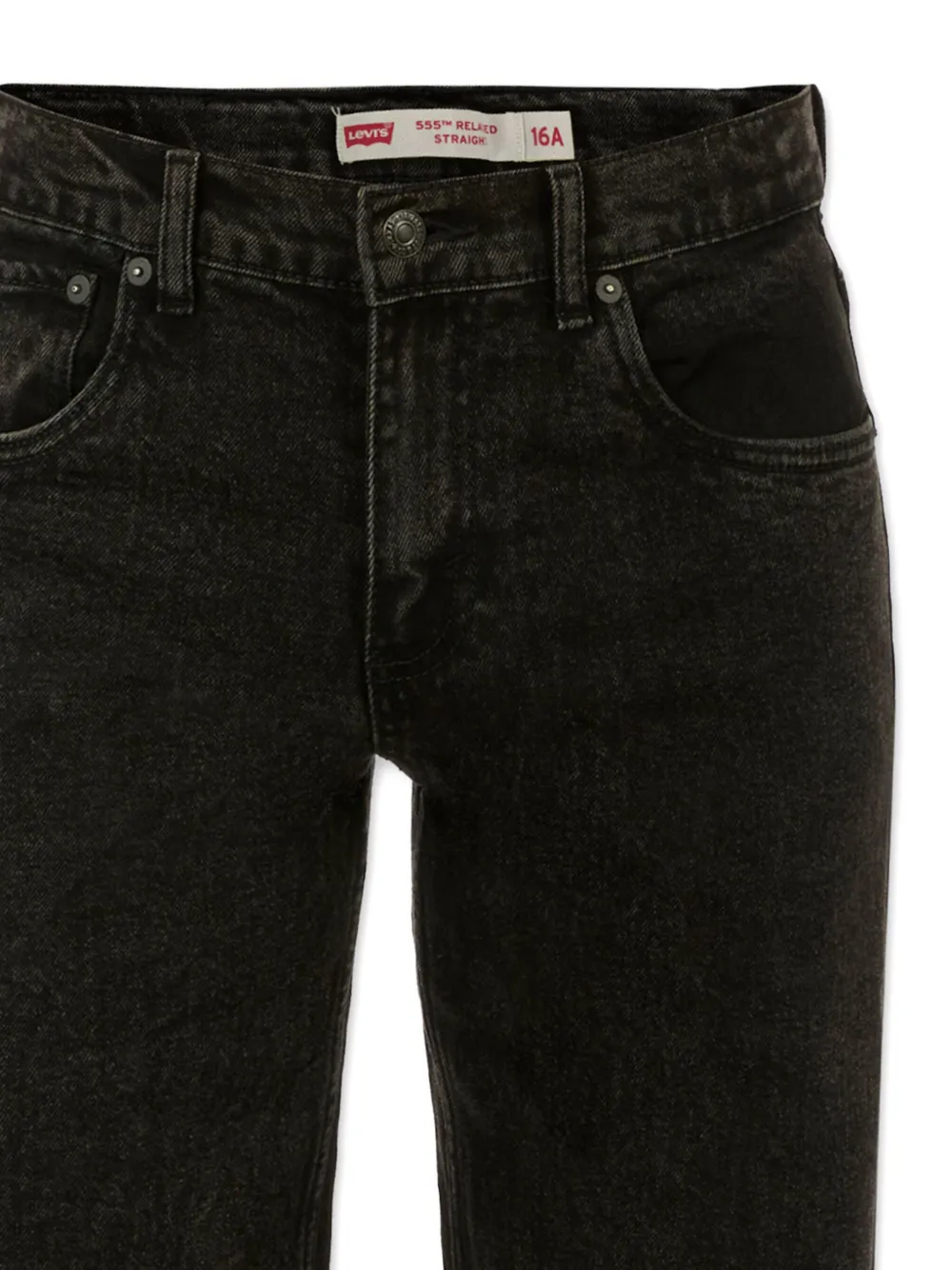 Levi's Kids Jeans met vijf zakken Zwart