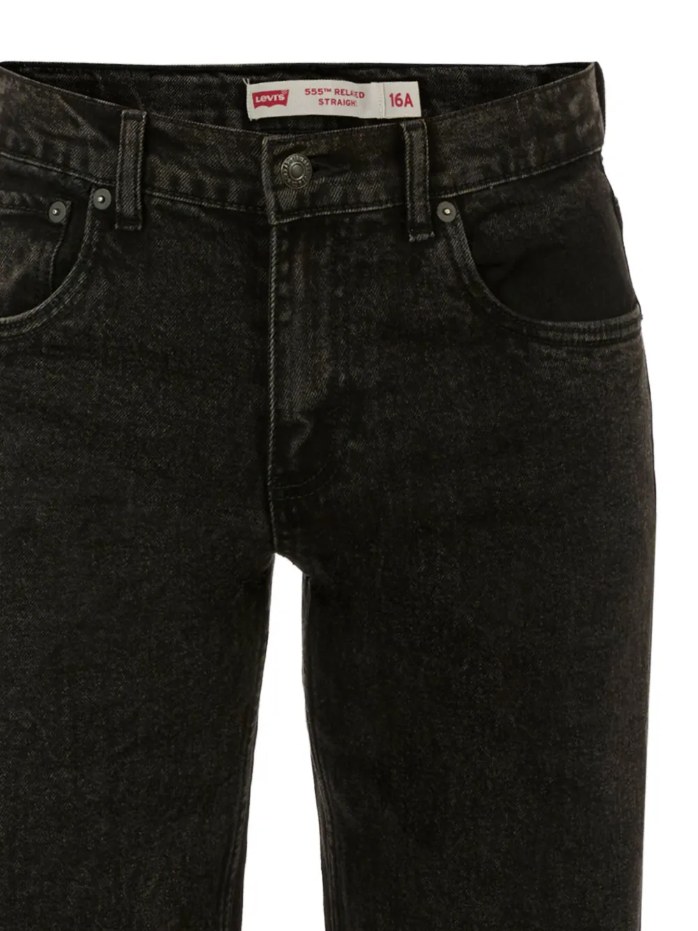  Levi's Kids Five-pocket Design Jeans - Black 