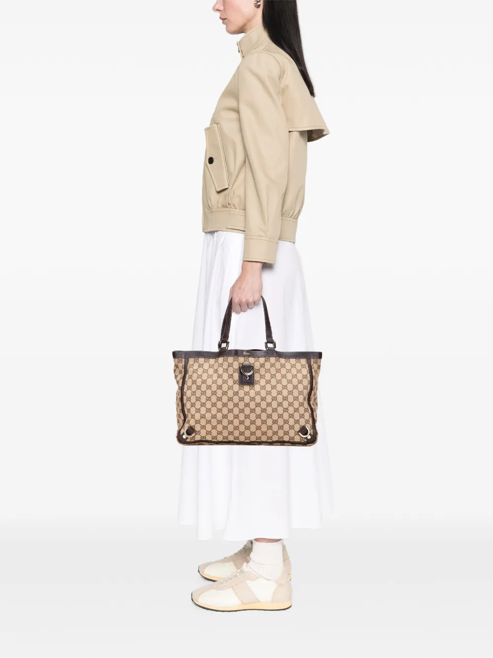 Gucci Pre-Owned 2000-2015 GG Canvas Abbey D Ring tote bag | Pre-Owned | Image 2