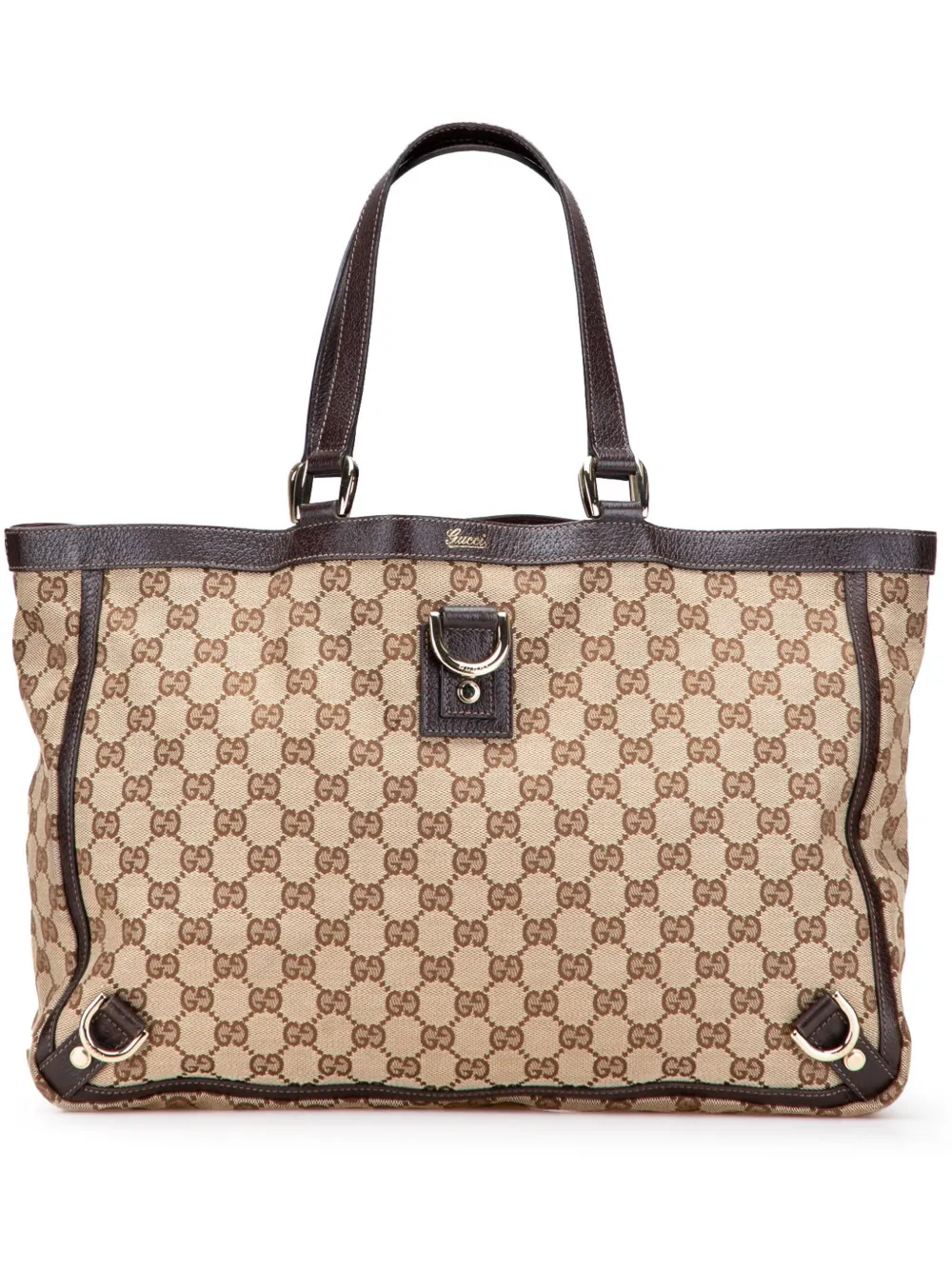 Gucci Pre-Owned 2000-2015 GG Canvas Abbey D Ring tote bag - ブラウン Gucci Pre-Owned 2000-2015 GG Canvas Abbey D Ring tote bag - ブラウン