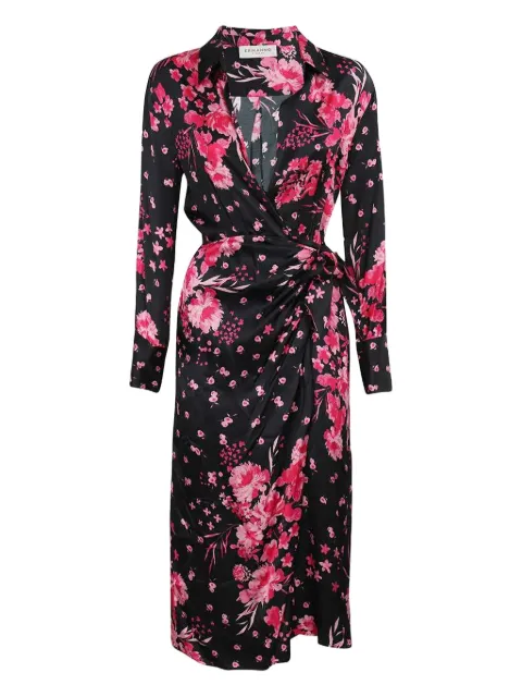 Ermanno Scervino floral-print wrap-detail midi dress
