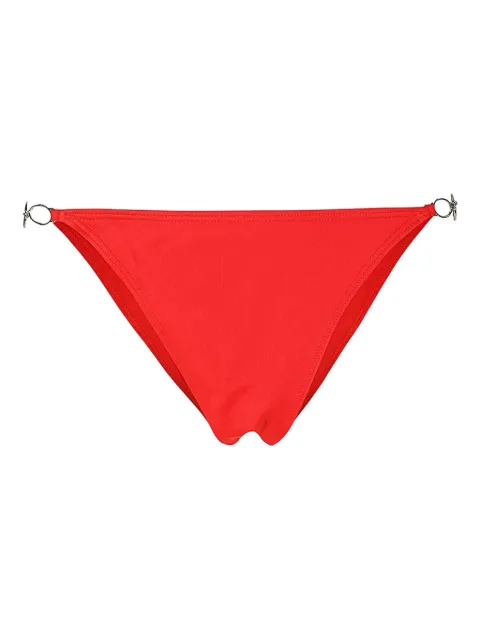 Diesel logo-plaque side-ring bikini bottom