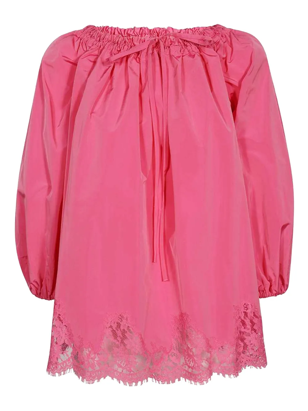 Ermanno Scervino lace-trimmed blouse Roze