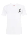 Lanvin rabbit-patch T-shirt - White