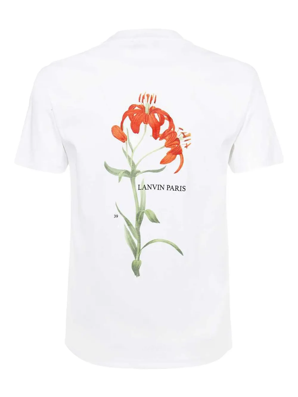 Lanvin rabbit-patch T-shirt Wit