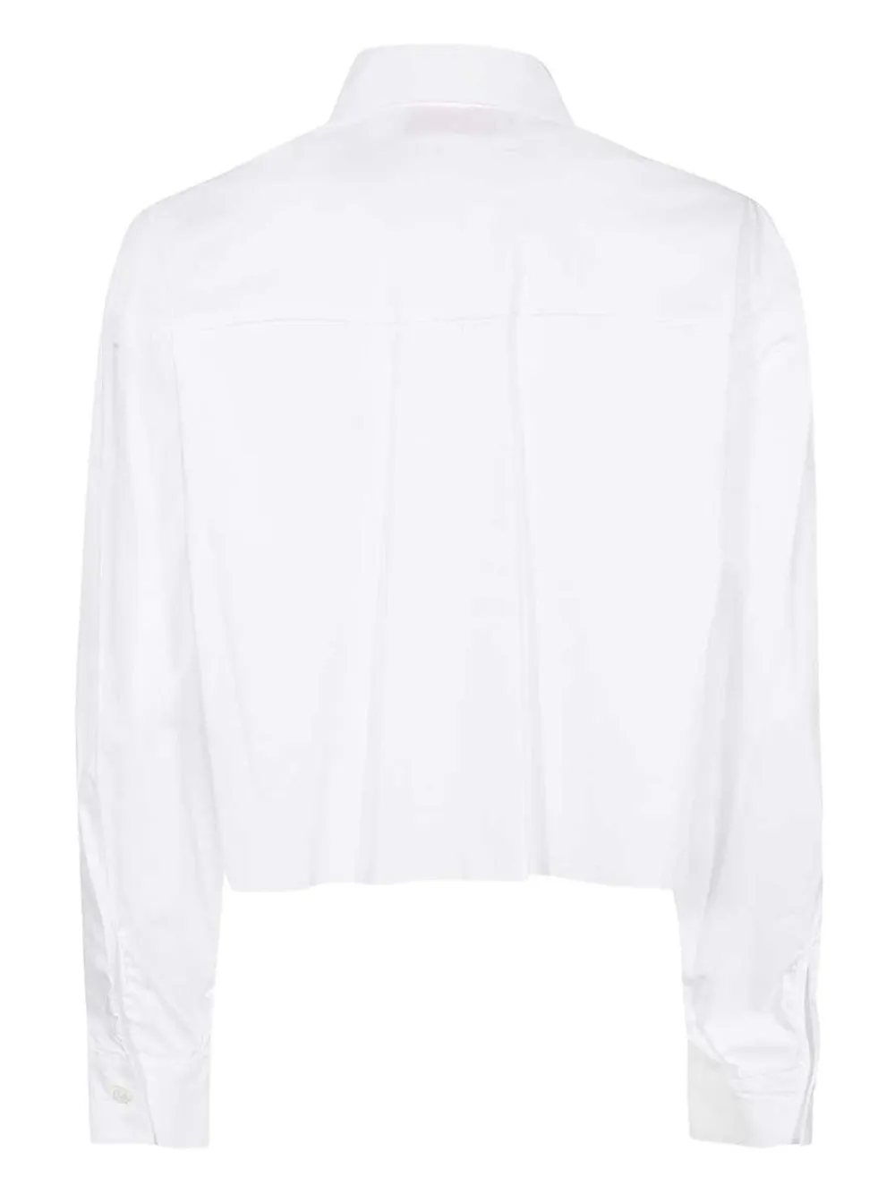 Ermanno Scervino Katoenen blouse met geborduurd logo - Wit