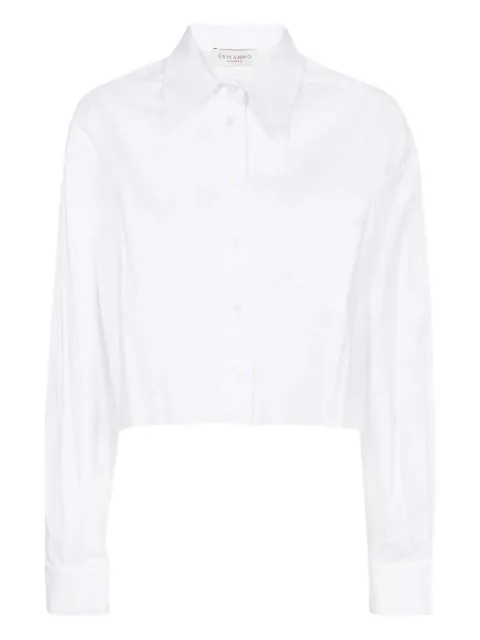 Ermanno Scervino embroidered-logo cotton shirt