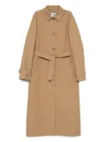 MOSCHINO JEANS button-fastening coat - Brown