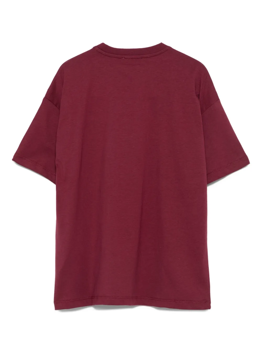 MSGM Kids embroidered T-shirt Rood