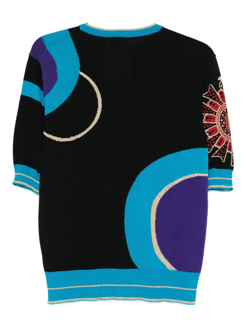 Versace Pre-Owned camiseta con motivo floral geométrico 2000 | Image 2