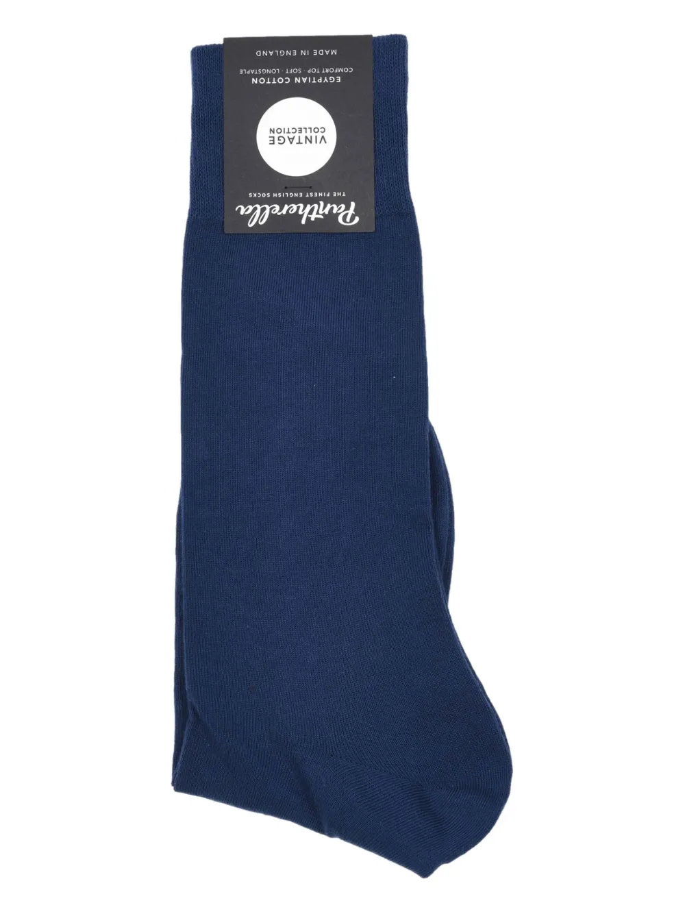 Pantherella Logo-detail Socks In Blue