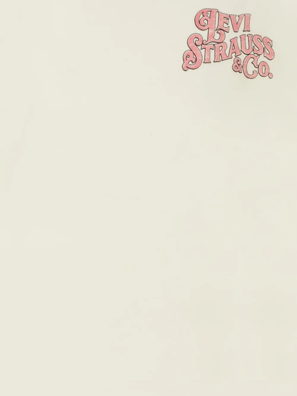 Levi's Kids T-shirt met logo Beige