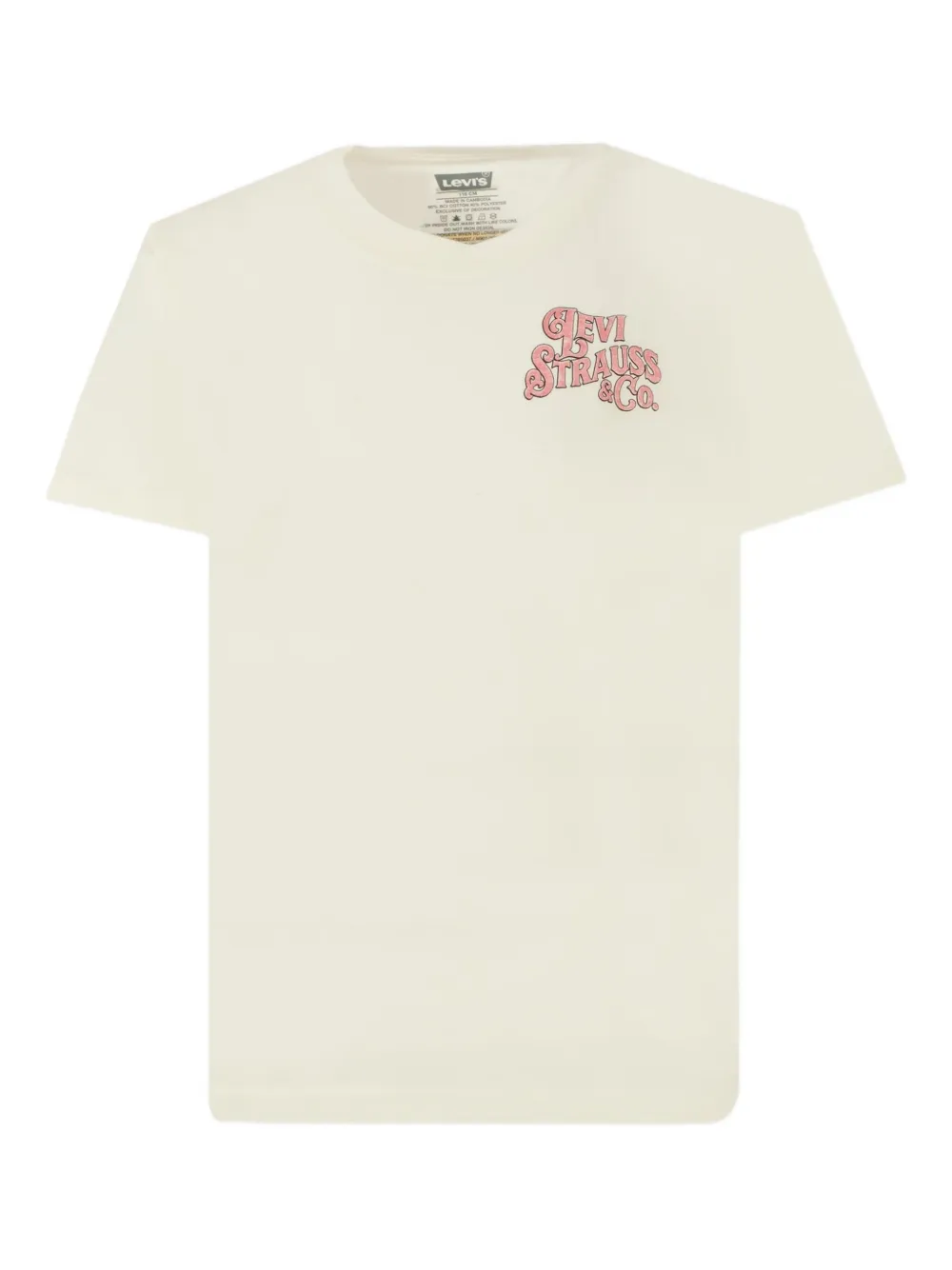 Levi's Kids T-shirt met logo Beige