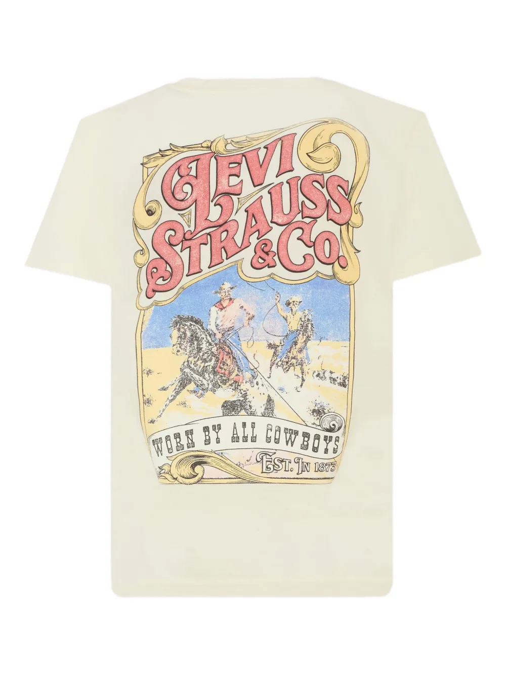Levi's Kids T-shirt met logo Beige