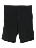 120% Lino flat-front linen shorts - Blue