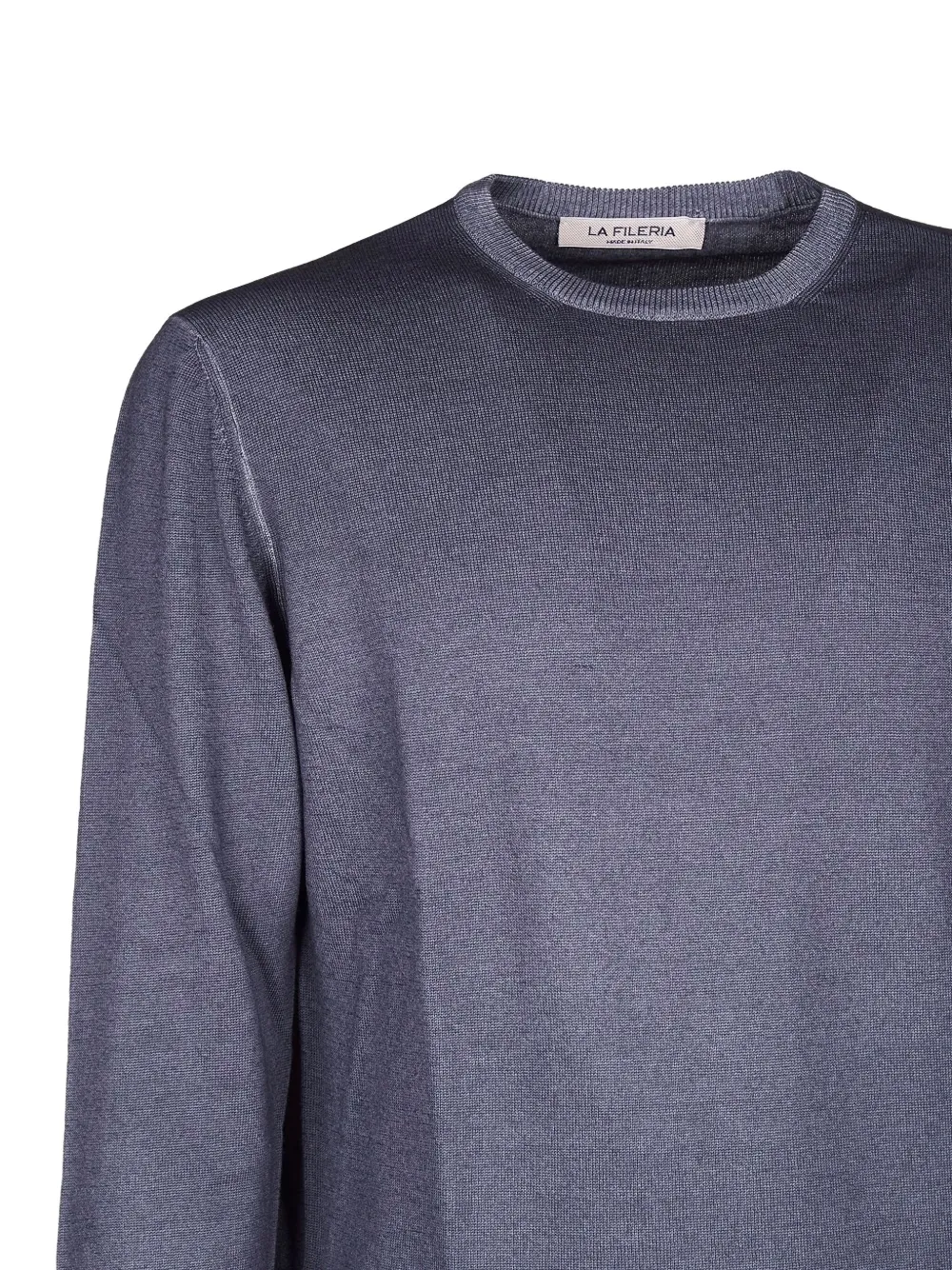 Fileria crew-neck ribbed sweater - Grijs