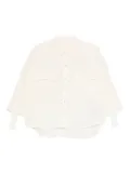 120% Lino flap-pocket linen shirt - White
