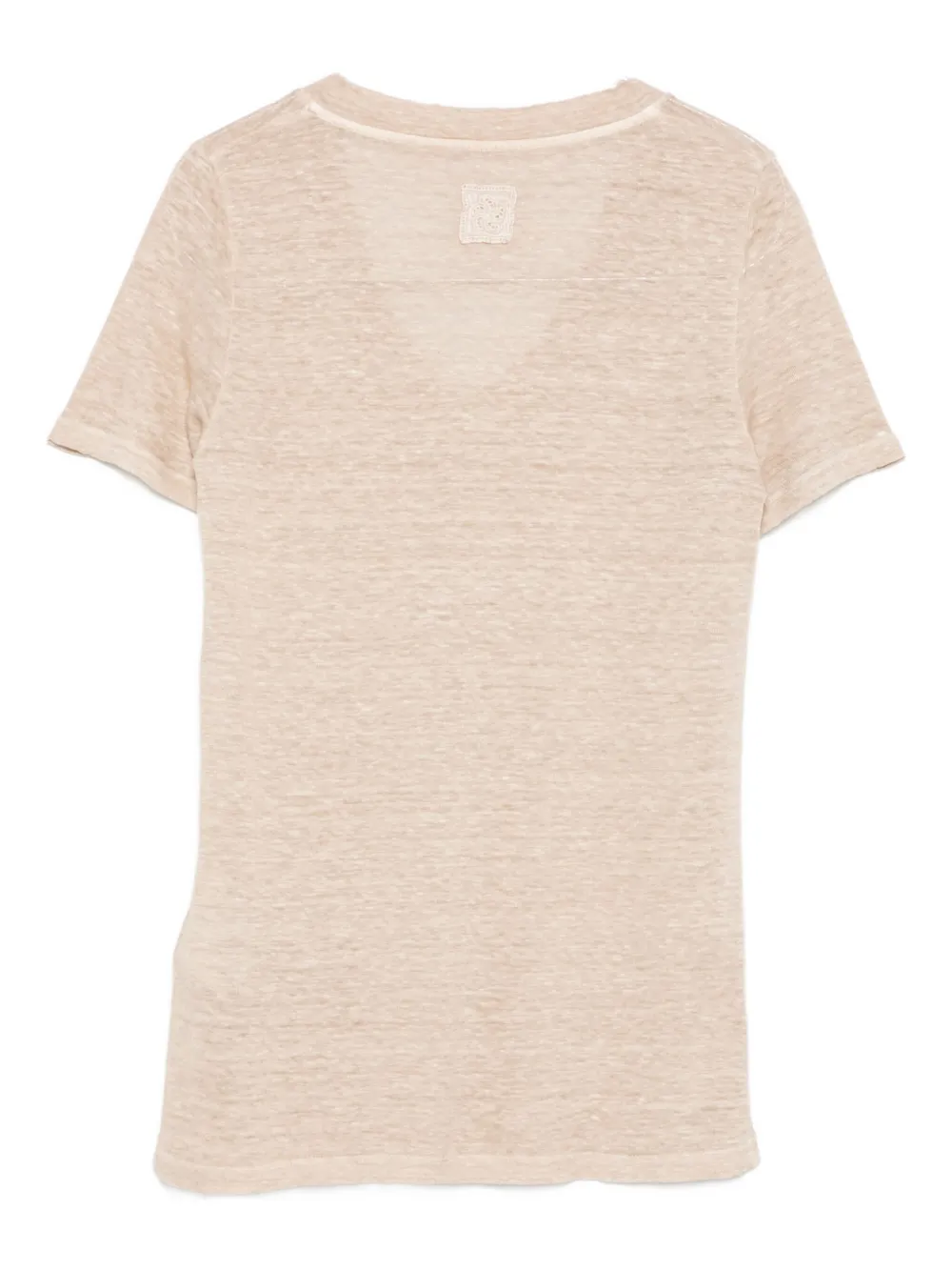120% Lino Camiseta de linho com gola V | Camisetas | Image 2