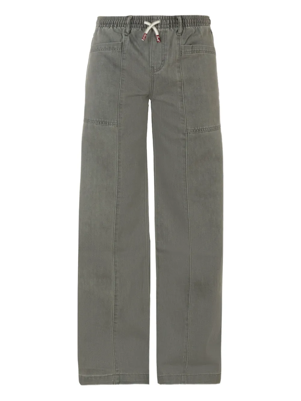 Levi's Kids Broek met elastische taille en vlakken Grijs
