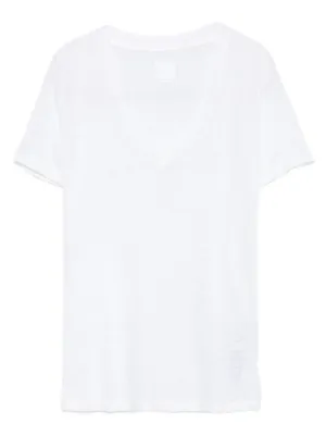 Tシャツ・カットソー 120% LINO Woman T-Shirt White 32ALIW7753000B56832ALIW S0050R Women Organic Rib LS T-Shirt - Optical White – Colorful Standard