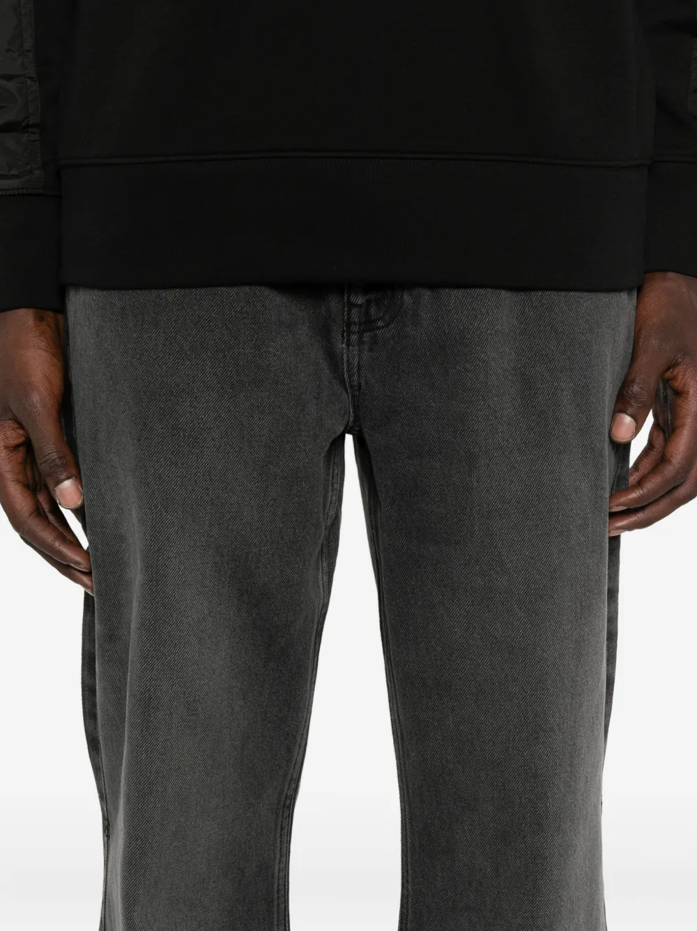 Daily Paper logo-patch jeans Grijs