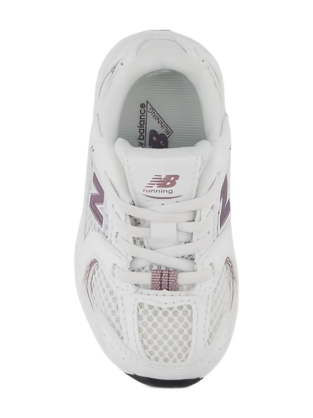 New Balance Kids 530 Bungee TD "White Dark Ice Wine" sneakers Wit
