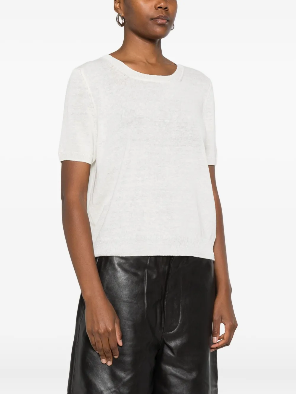  Weekend Max Mara Maglione Girocollo - Bianco 
