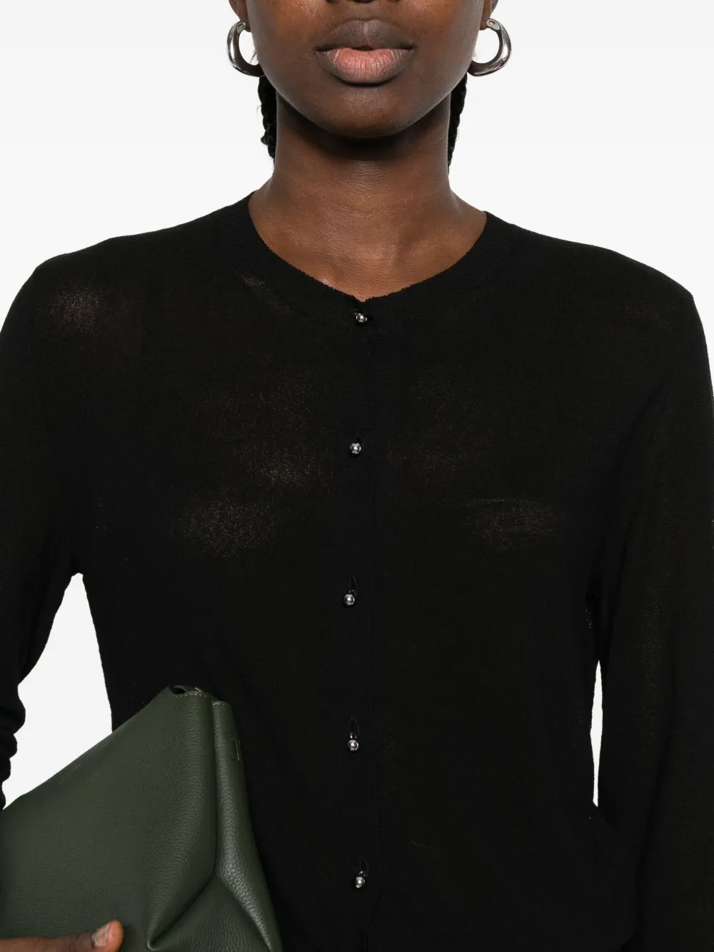 Max Mara Button-up vest Zwart