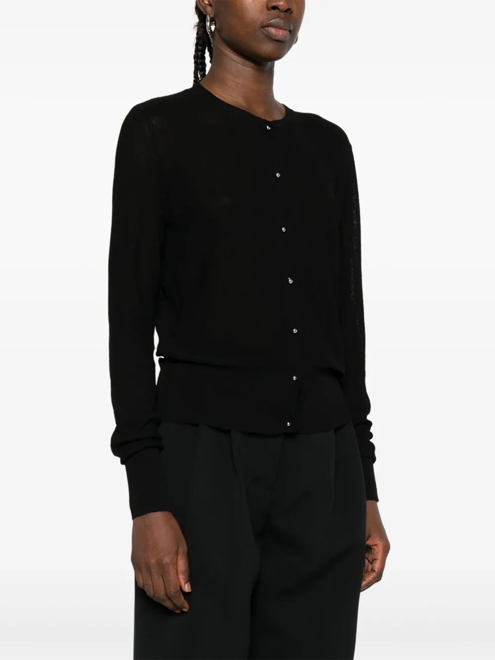 Max Mara Button-up vest Zwart