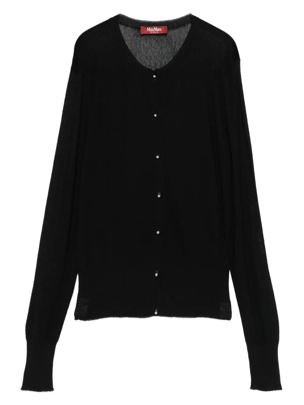 Max Mara Button-up vest Zwart