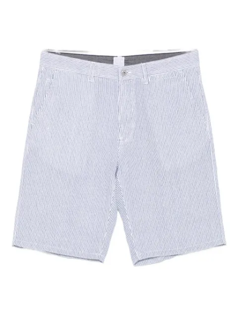 120% Lino striped linen shorts