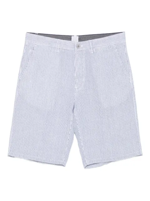 120% Lino striped linen shorts