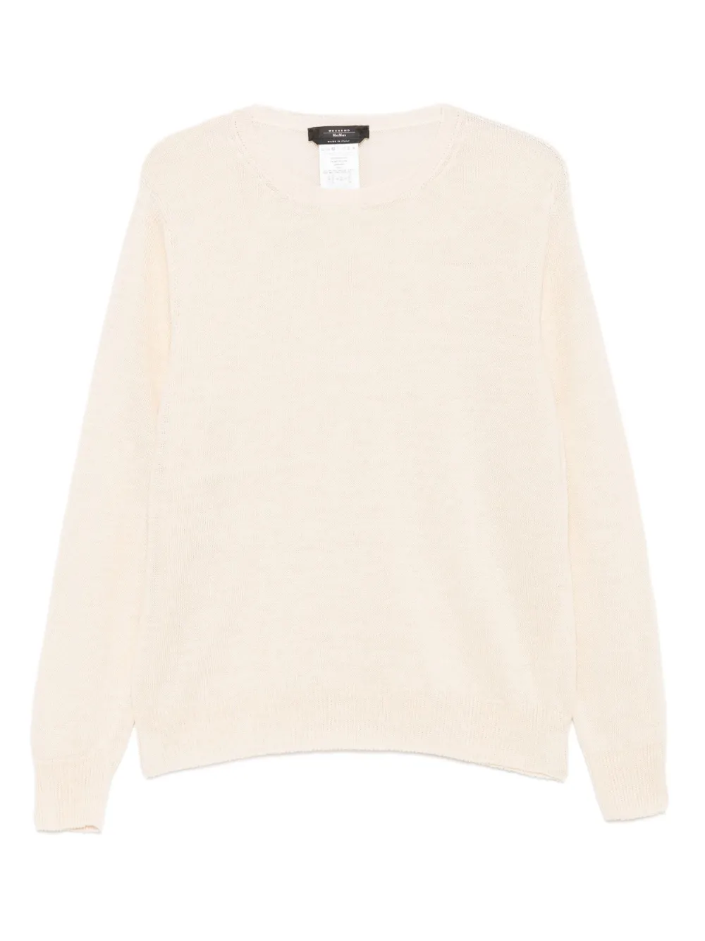 Weekend Max Mara round-neck panelled sweater | Neutrals | Image 1