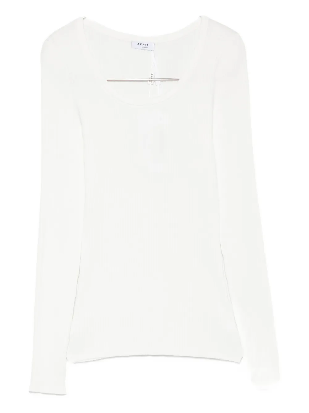ribbed v-neck sweat