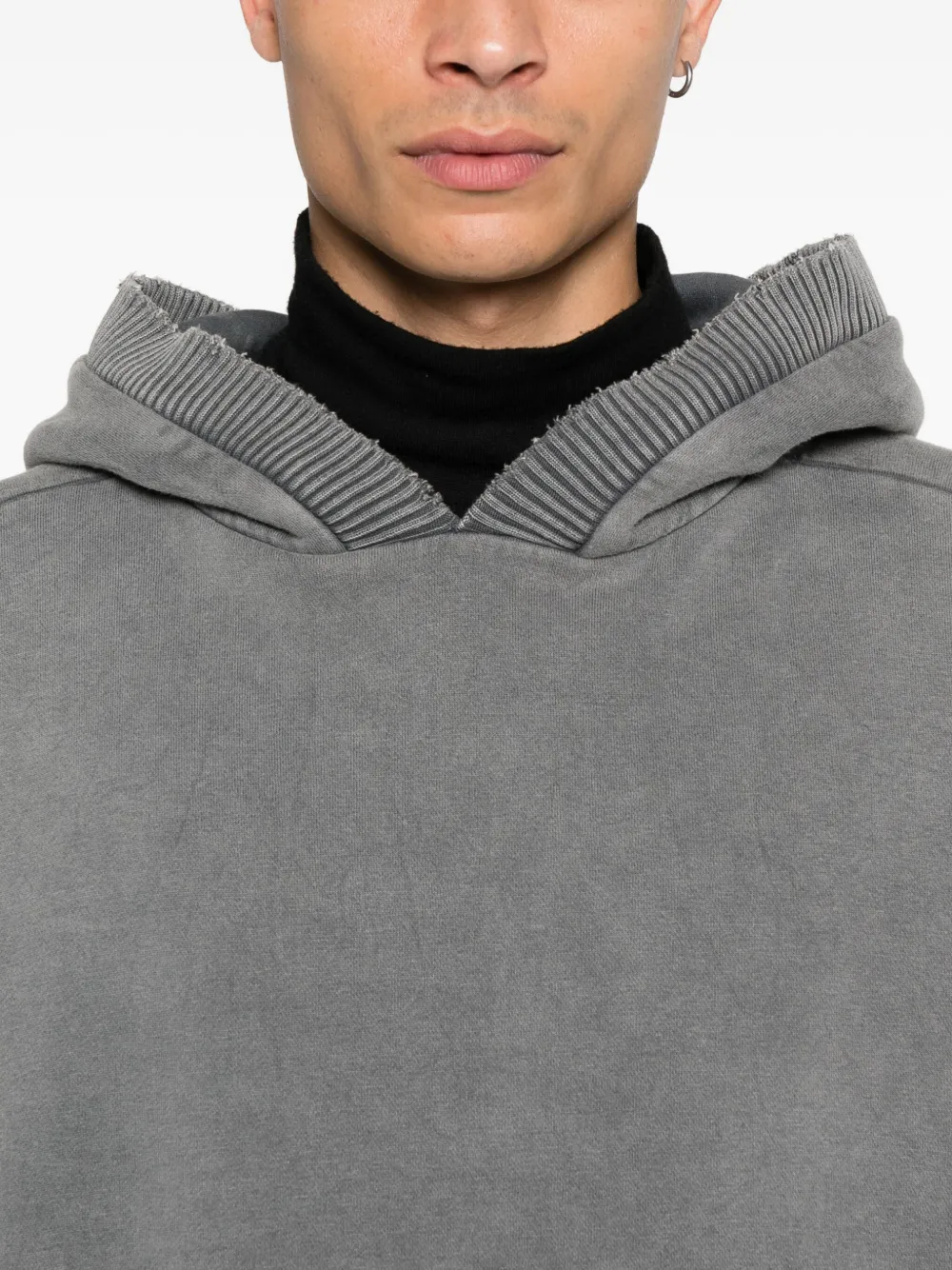 Thom Krom Hoodie van katoenblend Grijs