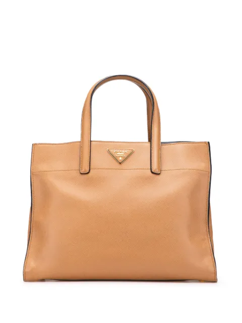 Prada Pre-Owned 2000-2025 Saffiano Soft Triple Pocket satchel