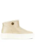 PINKO Yoko 22 platform boots - Neutrals