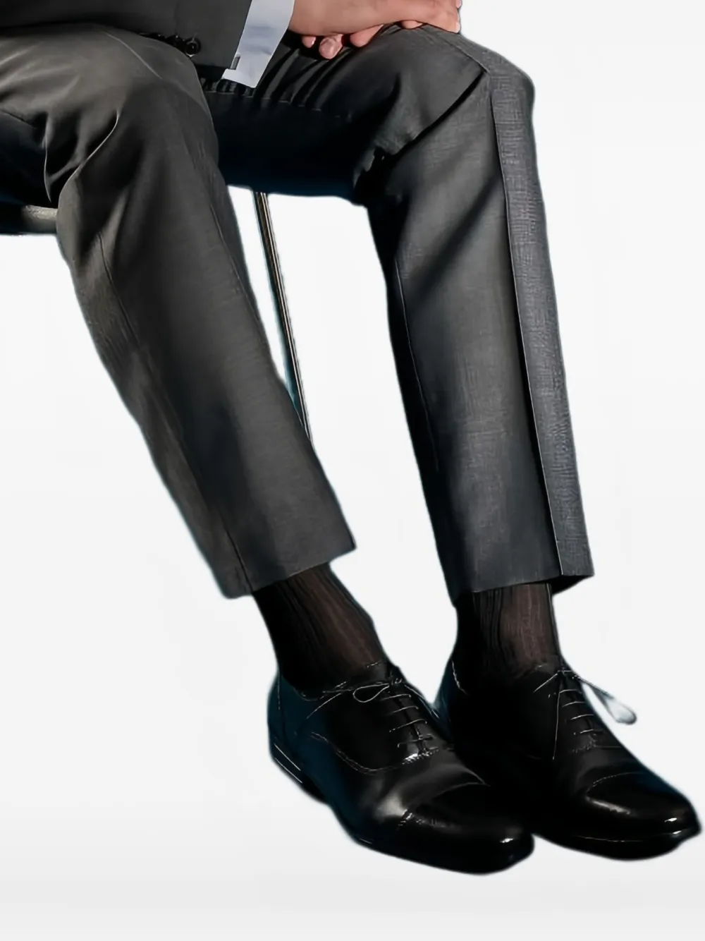 Pantherella Baffin Ribbed Socks In Black