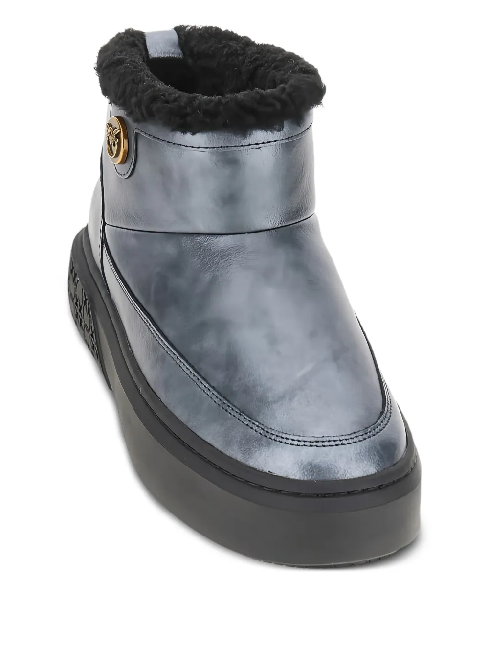 PINKO Yoko 22 platform boots Grey