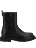 Brunello Cucinelli zip-detail block-heel boots - Black