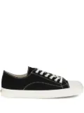 Moschino lace-up canvas sneakers - Black