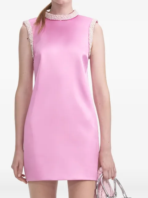 Self-Portrait round-neck mini dress