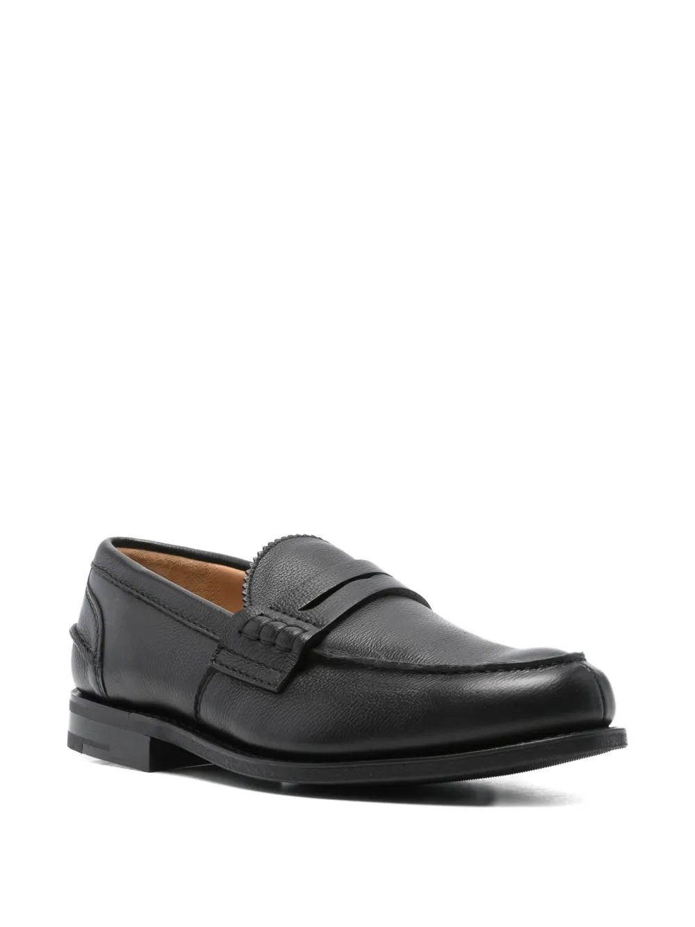 Church's leather loafers Black