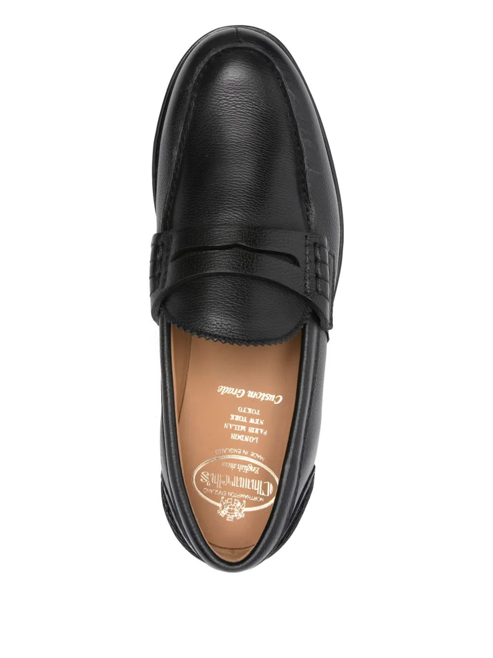 Church's leather loafers Black