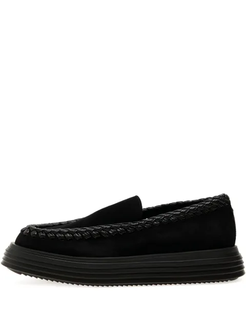 The Antipode braided-platform loafers
